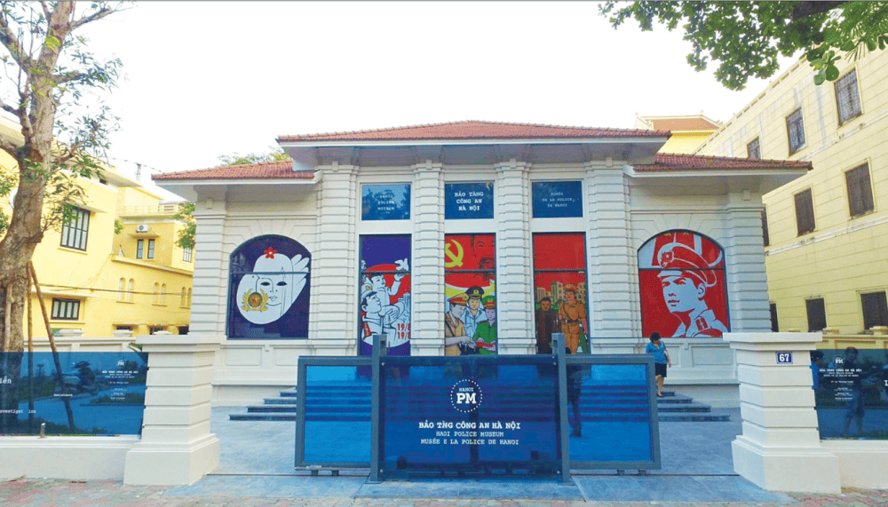 The panoramic view of the Hanoi Police Museum (Source: Fanpage Hanoi Police Museum - Bảo tàng Công an Hà Nội)